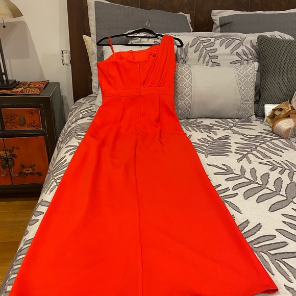 Beautiful once worn one shoulder evening gown. - Picture 6 of 6